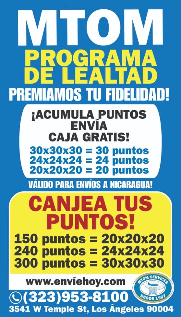 Folleto oficial del programa de lealtad MTOM